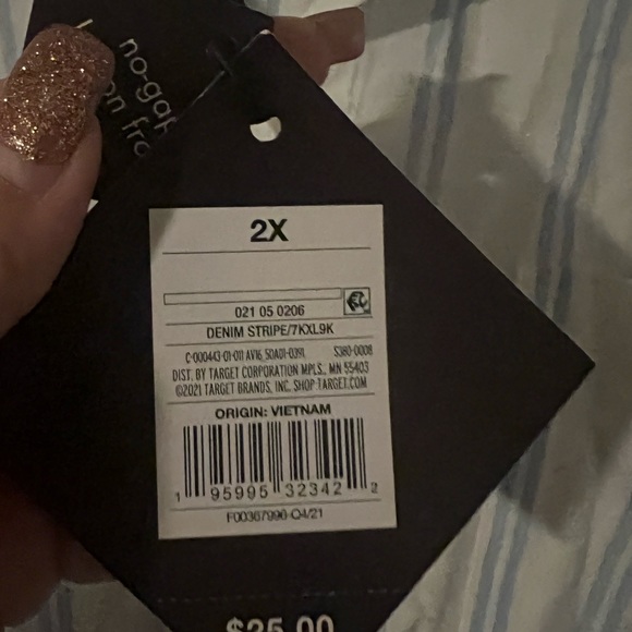 Ava & Viv blouse size 2x NWT - Picture 9 of 9